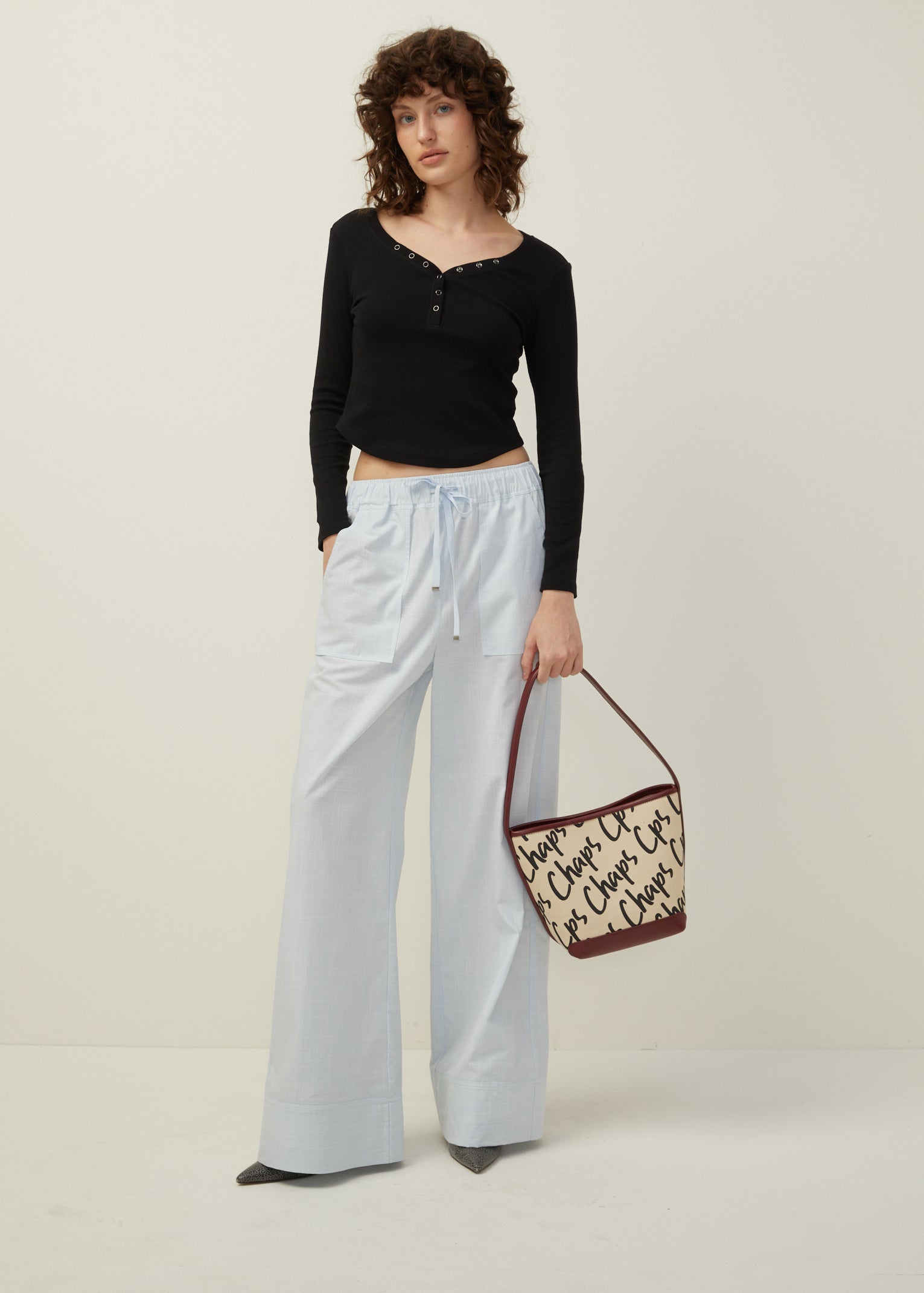 MONOGRAM BUCKET BAG - CPS Chaps Official Store
