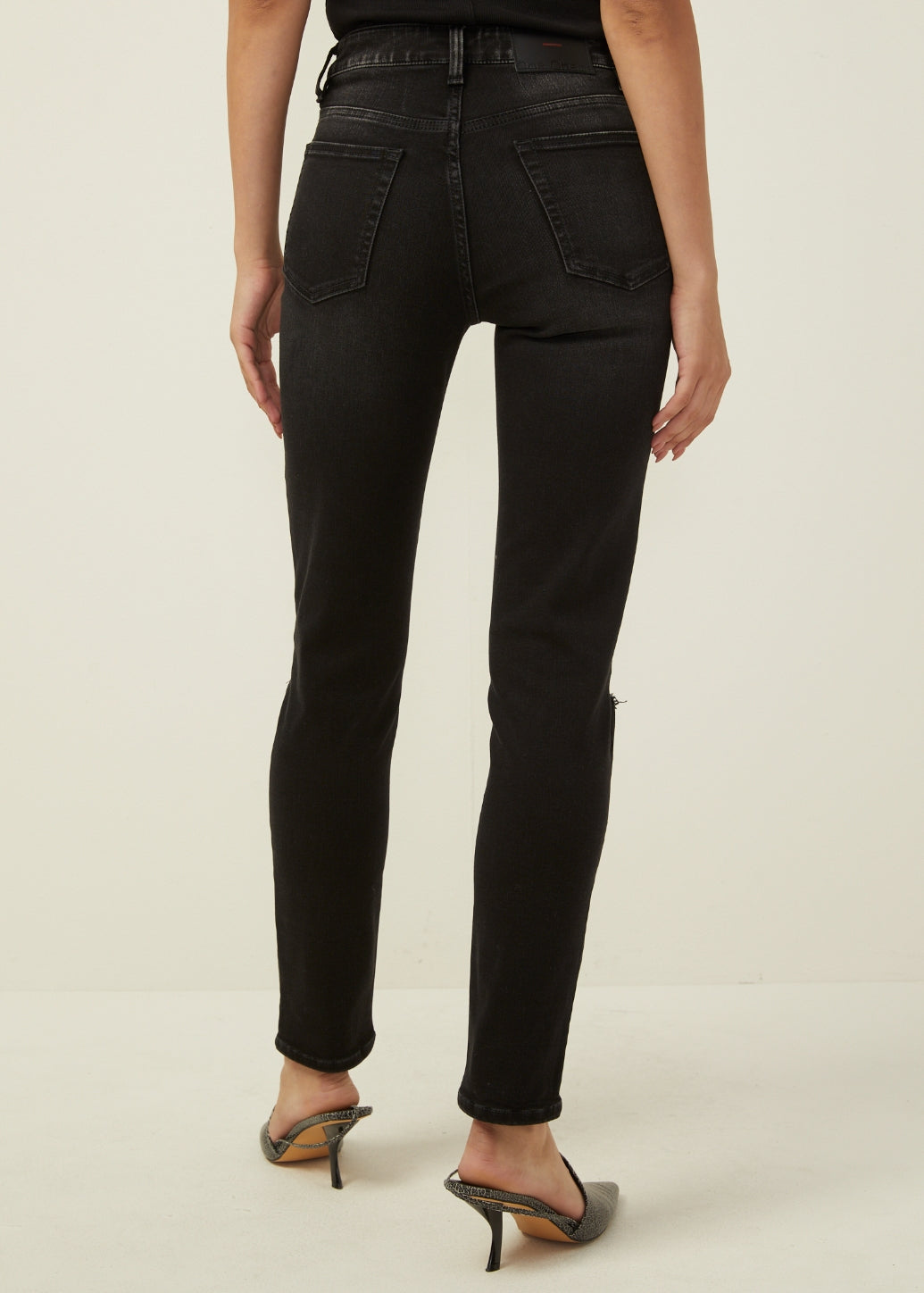RIPPED BLACK JEANS - CPS Chaps Official Store