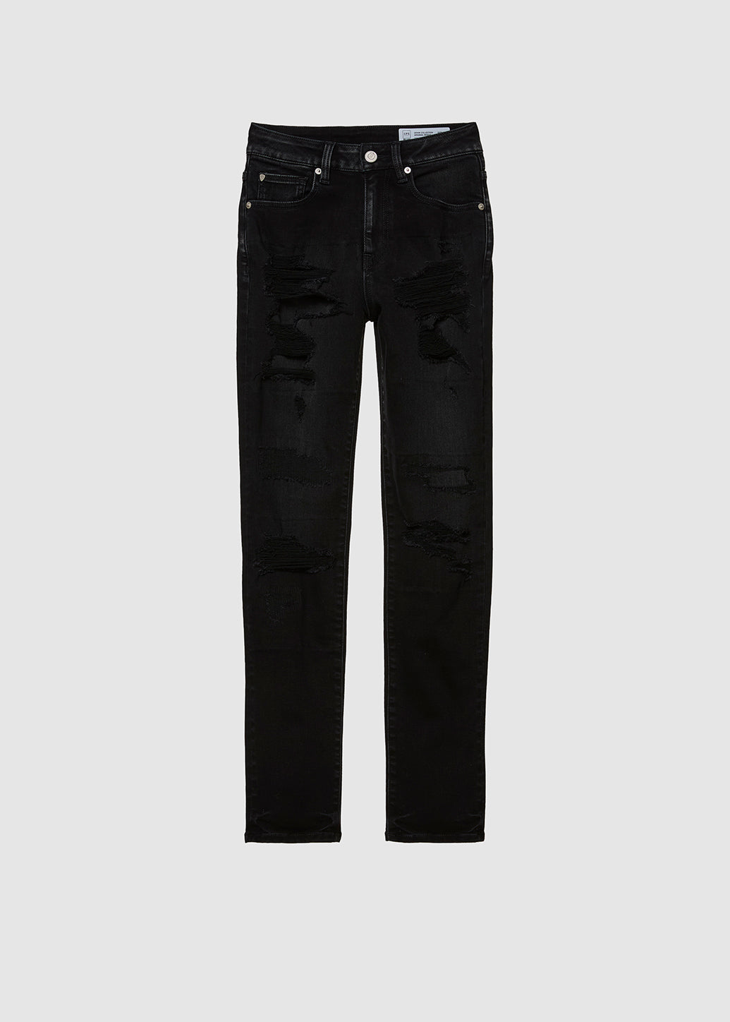 RIPPED BLACK JEANS - CPS Chaps Official Store