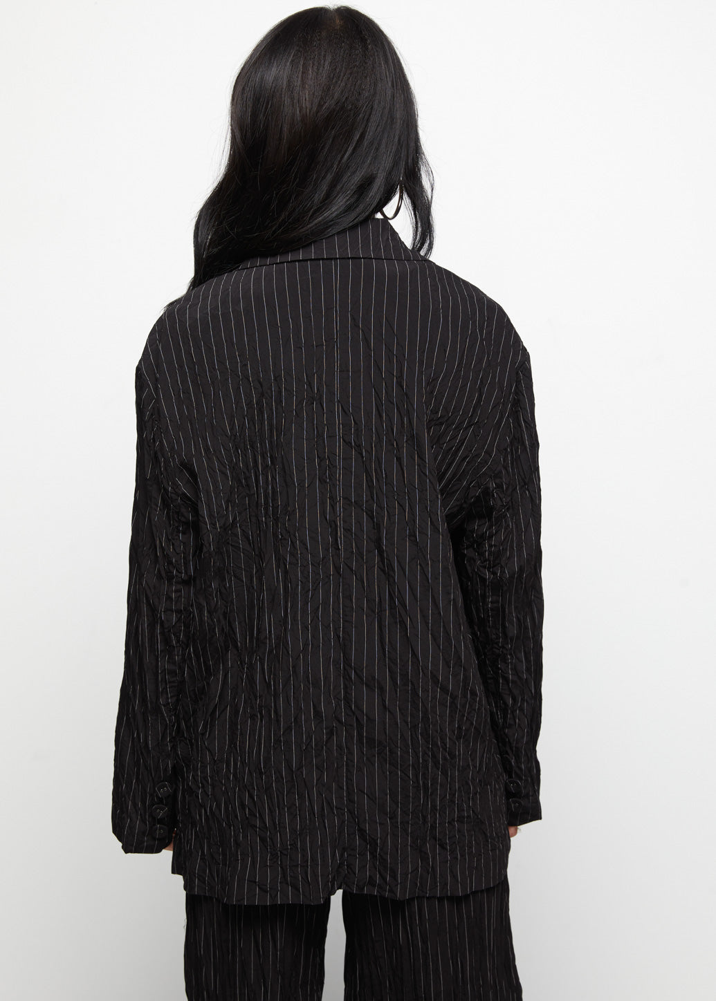 OVERSIZED STRIPE BLAZER - CPS Chaps Official Store