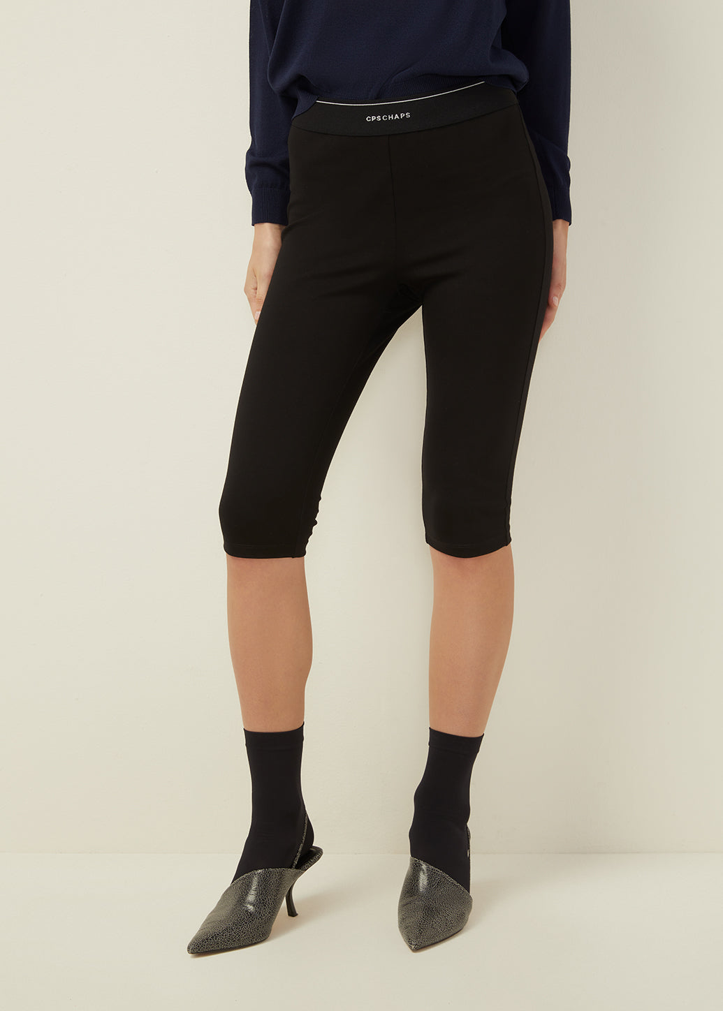 LOGO WAISTBAND CAPRI PANTS - CPS Chaps Official Store