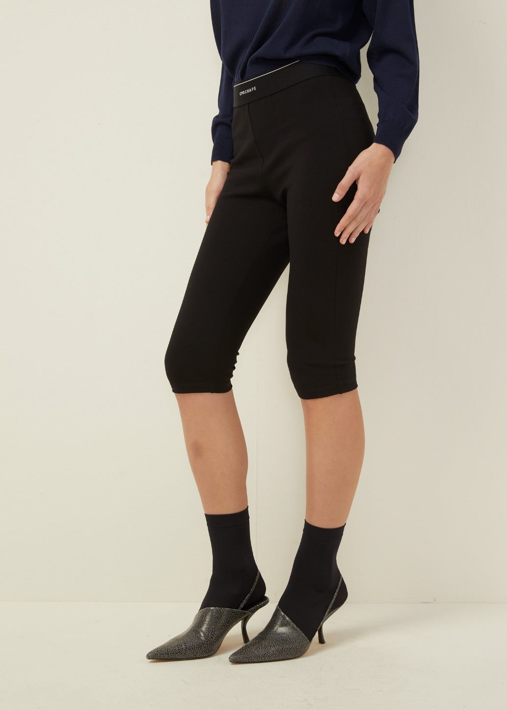 LOGO WAISTBAND CAPRI PANTS - CPS Chaps Official Store