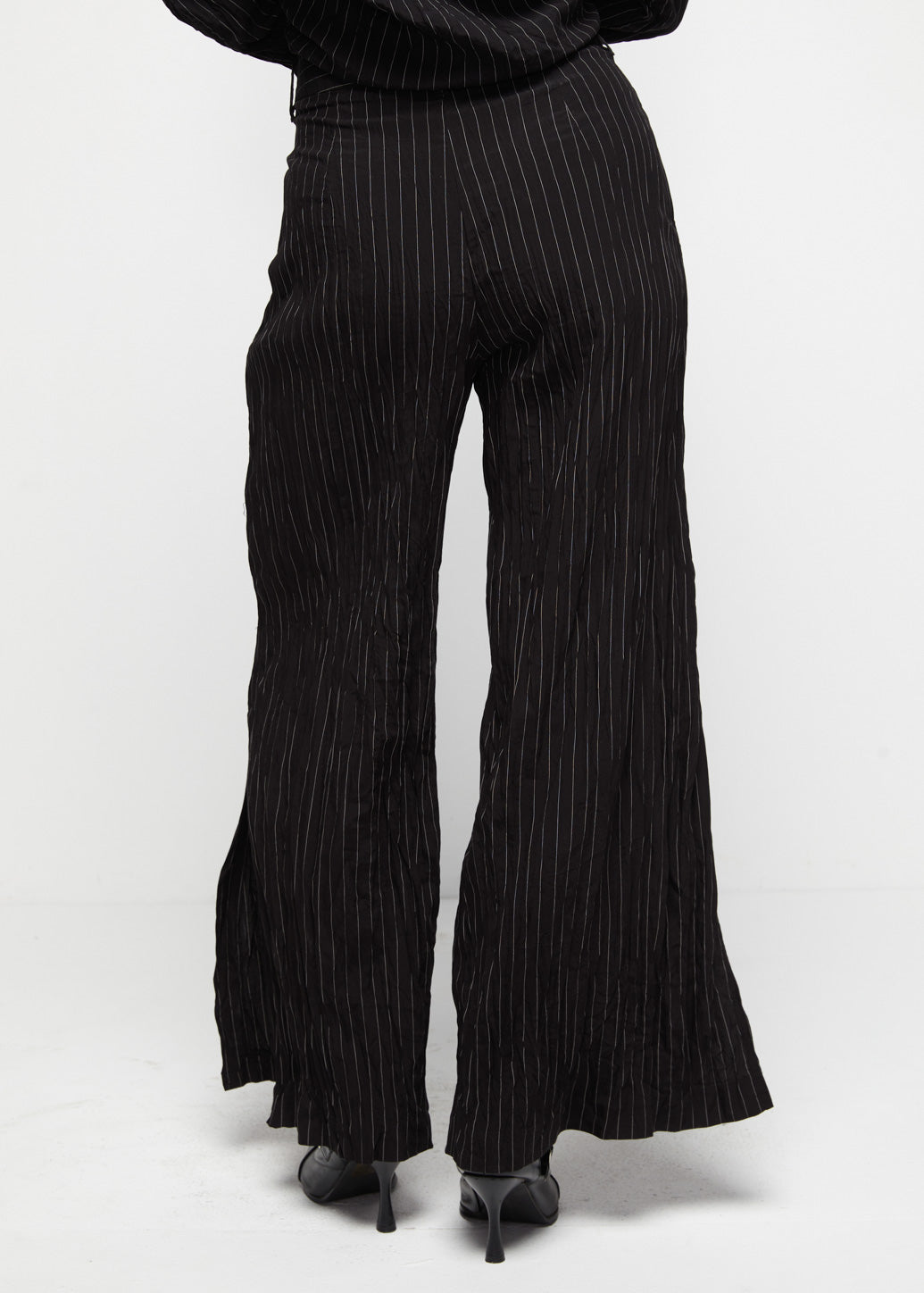WIDE LEG STRIPED PANTS - CPS Chaps Official Store