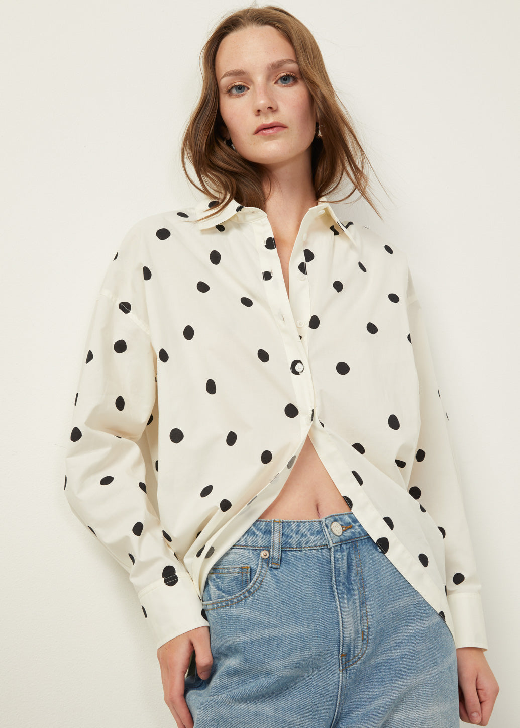 POLKA DOT BLOUSE