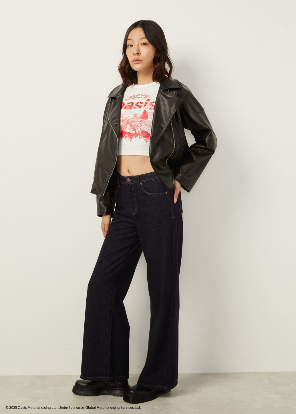 OASIS DIAMOND STUD BABY TEE