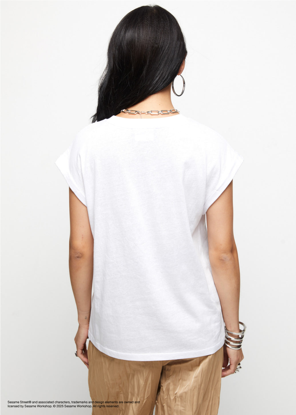 COOKIE MONSTER GRAPHIC SLEEVELESS TEE - CPS Chaps Official Store