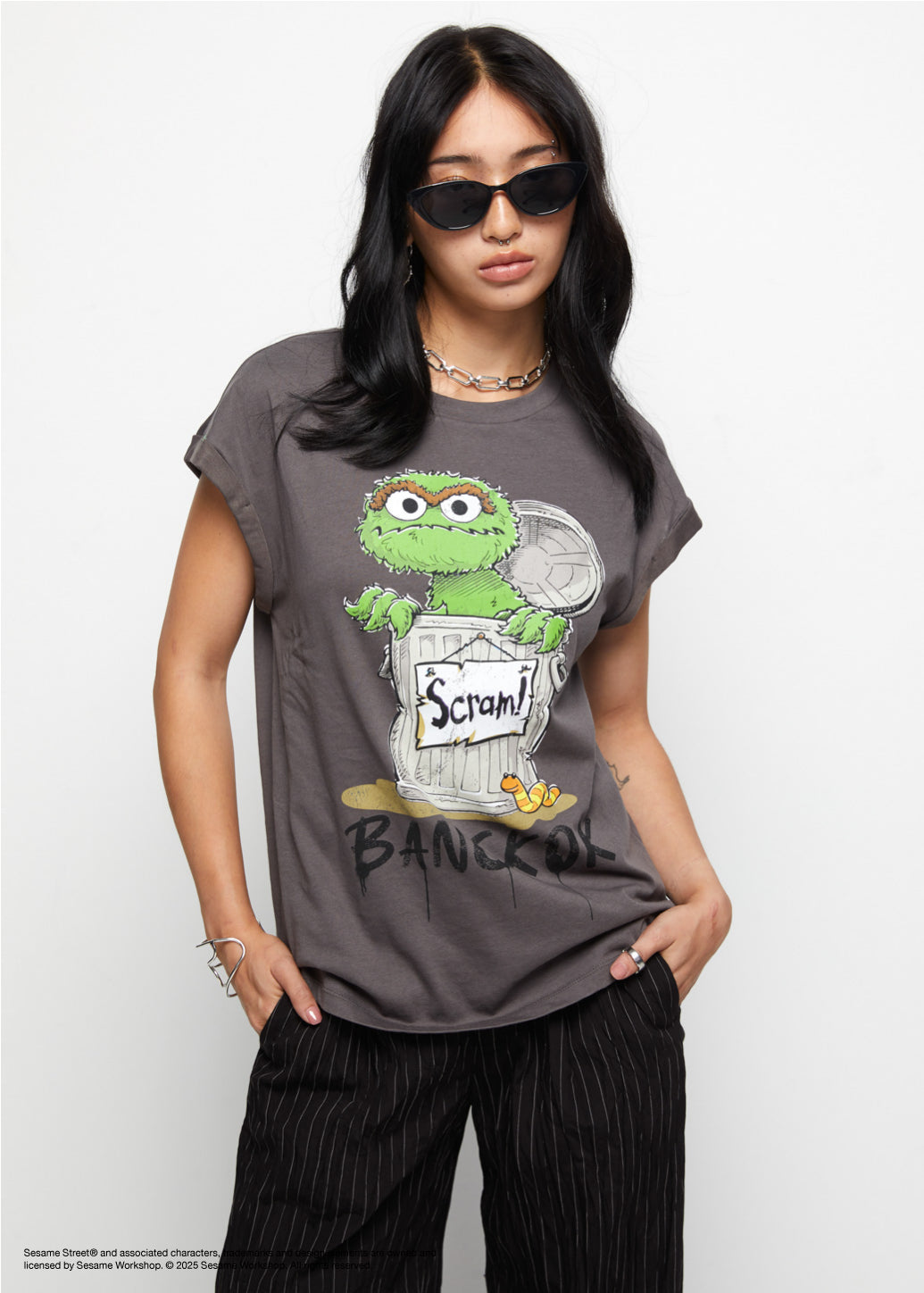 OSCAR THE GROUCH GRAPHIC TEE - CPS Chaps Official Store