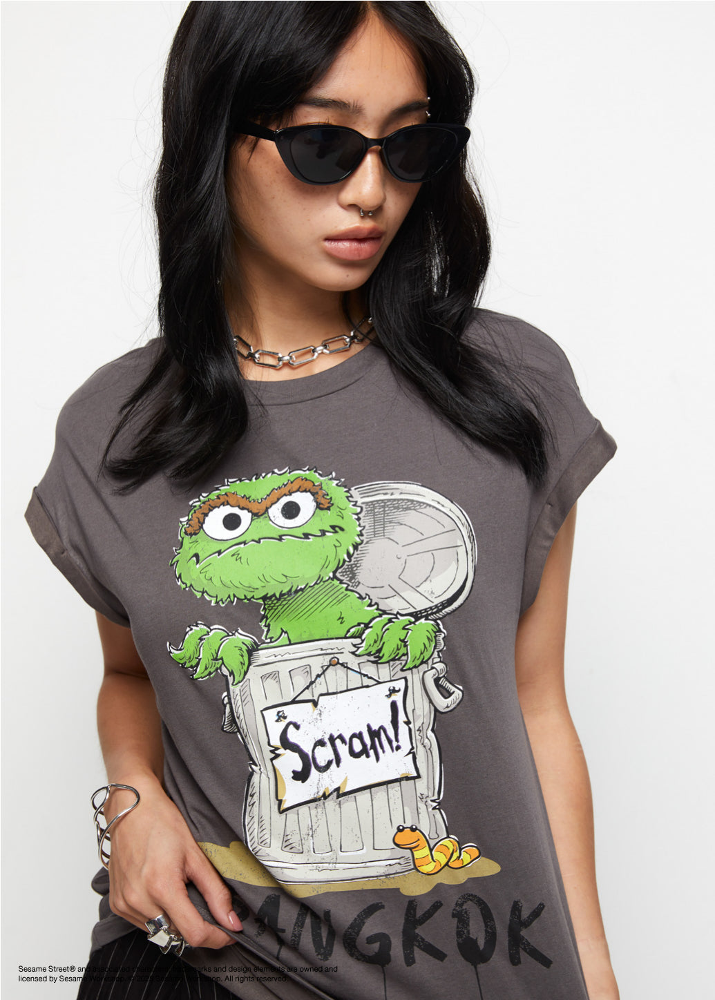 OSCAR THE GROUCH GRAPHIC TEE - CPS Chaps Official Store