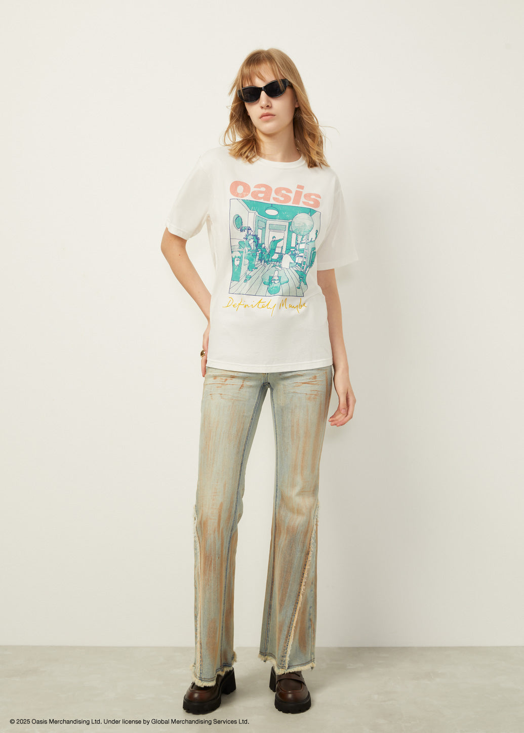 OASIS GARMENT WASHED TEE