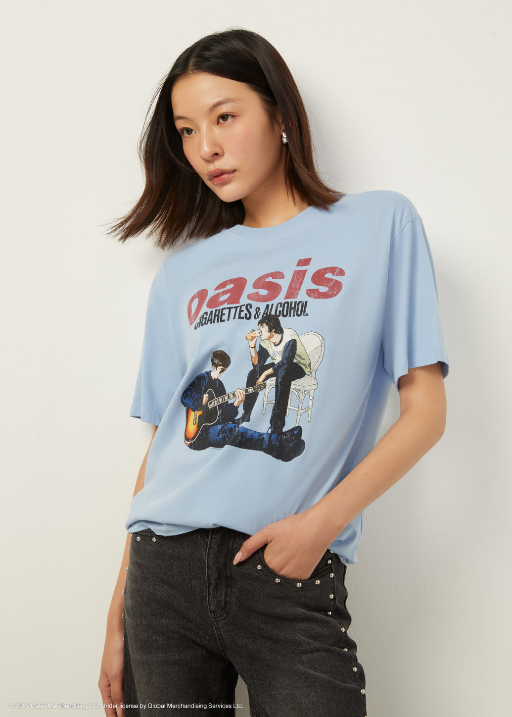 OASIS GARMENT WASHED OVERSIZED TEE