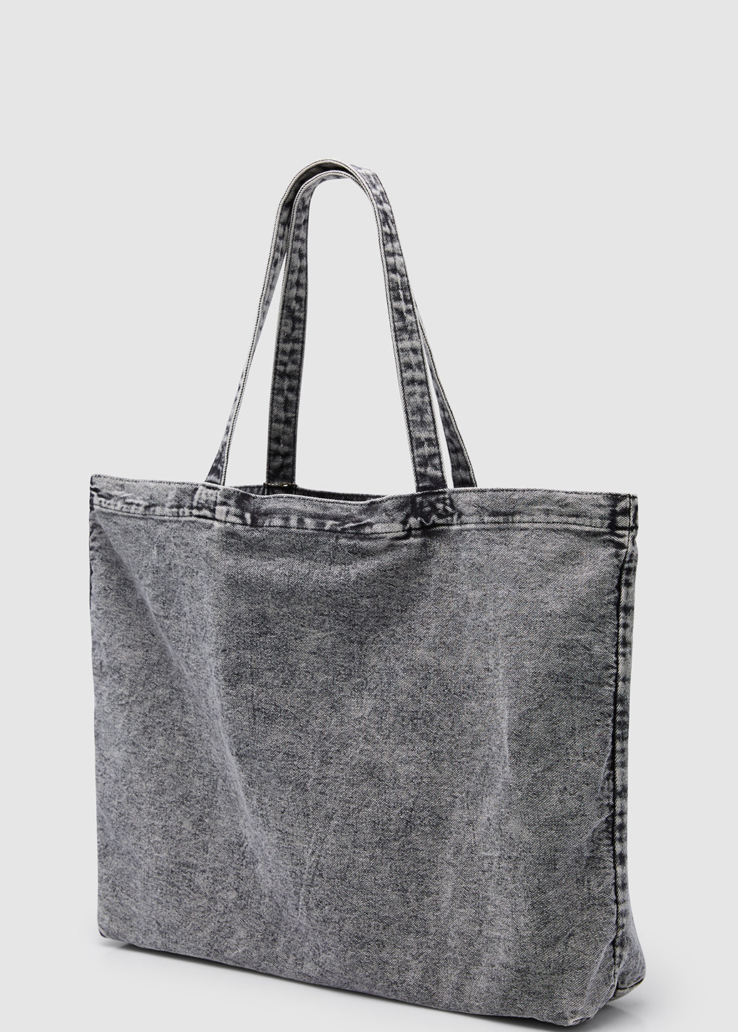 LOGO EMBROIDERED DENIM TOTE BAG - CPS Chaps Official Store