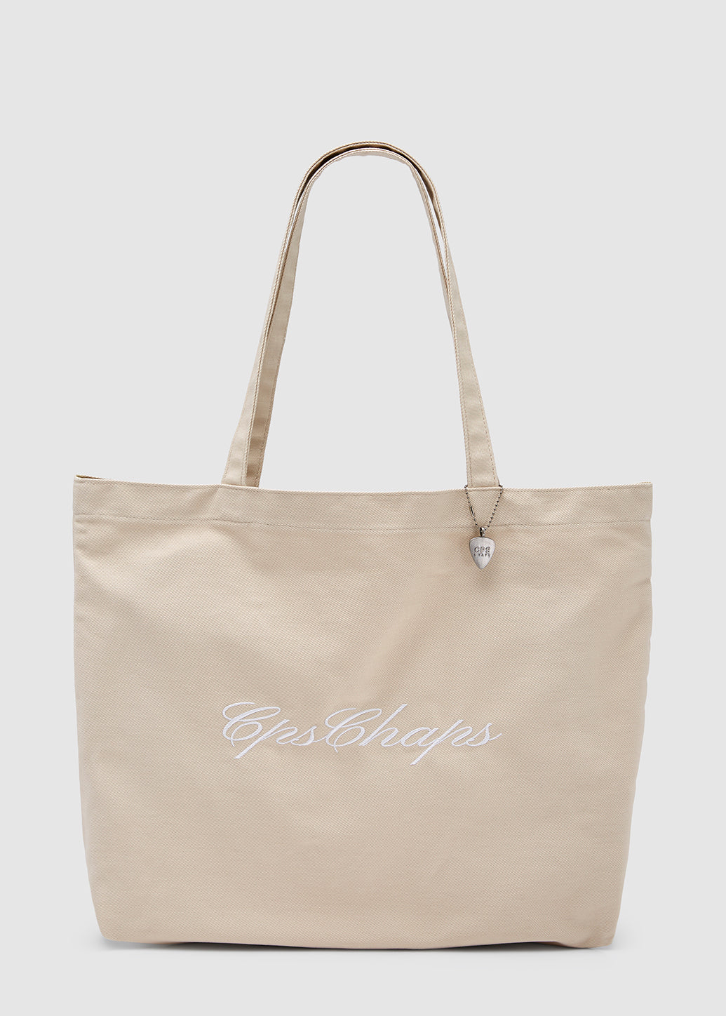 LOGO EMBROIDERED DENIM TOTE BAG - CPS Chaps Official Store