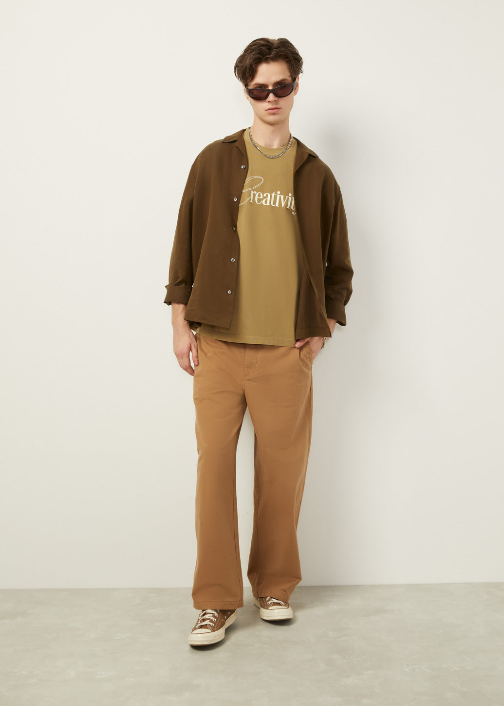 LOOSE FIT CHINO PANTS