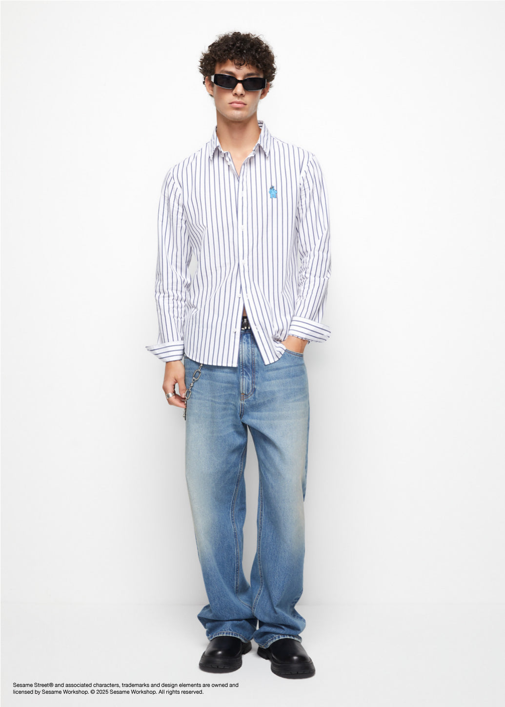 SESAME STREET STRIPED SHIRT - CPS Chaps Official Store