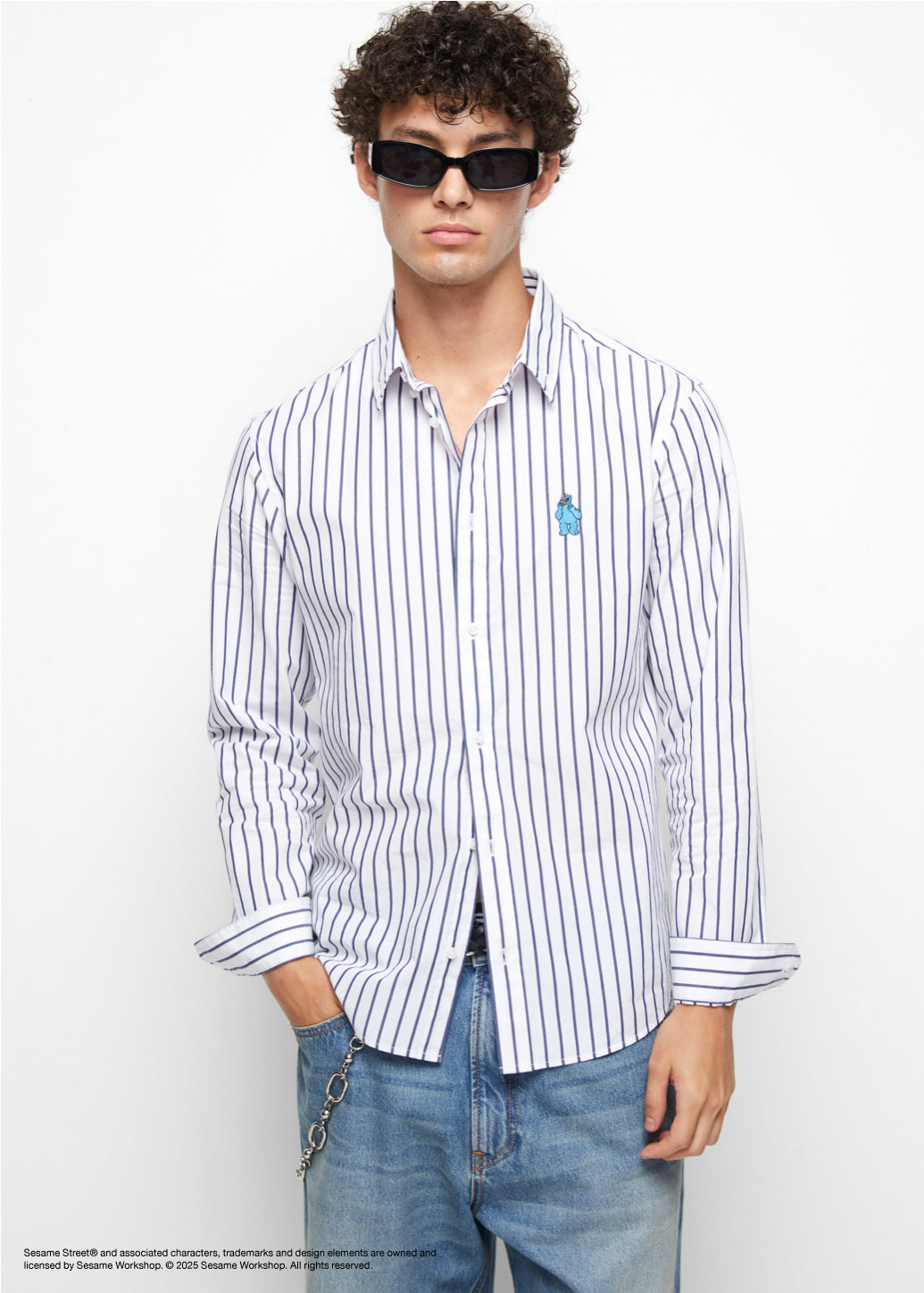 SESAME STREET STRIPED SHIRT - CPS Chaps Official Store