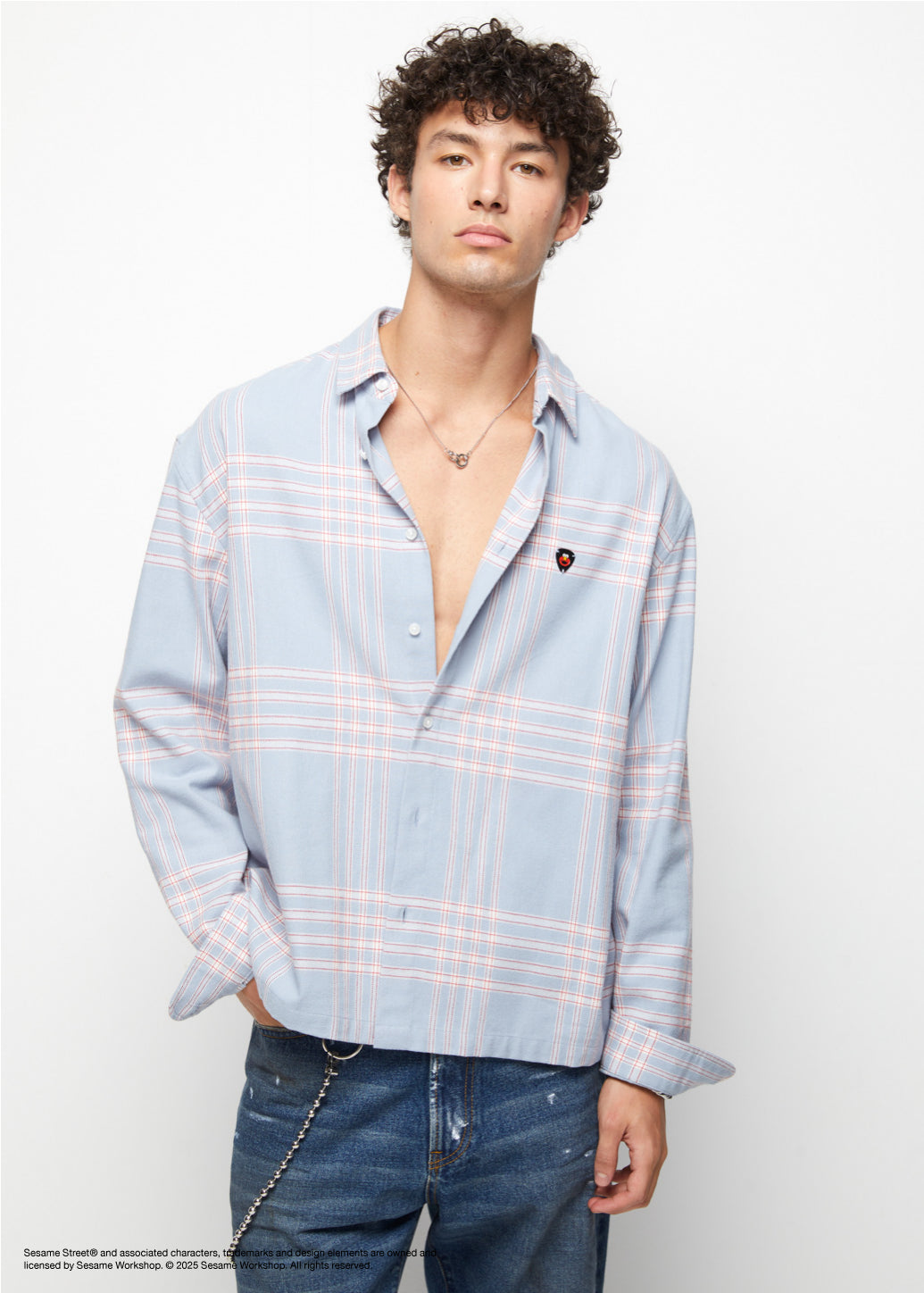 SESAME STREET CHECKERED SHIRT - CPS Chaps Official Store