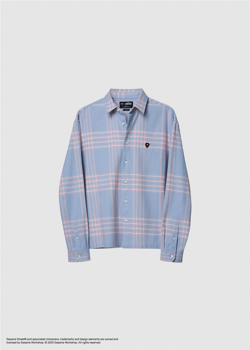 SESAME STREET CHECKERED SHIRT - CPS Chaps Official Store