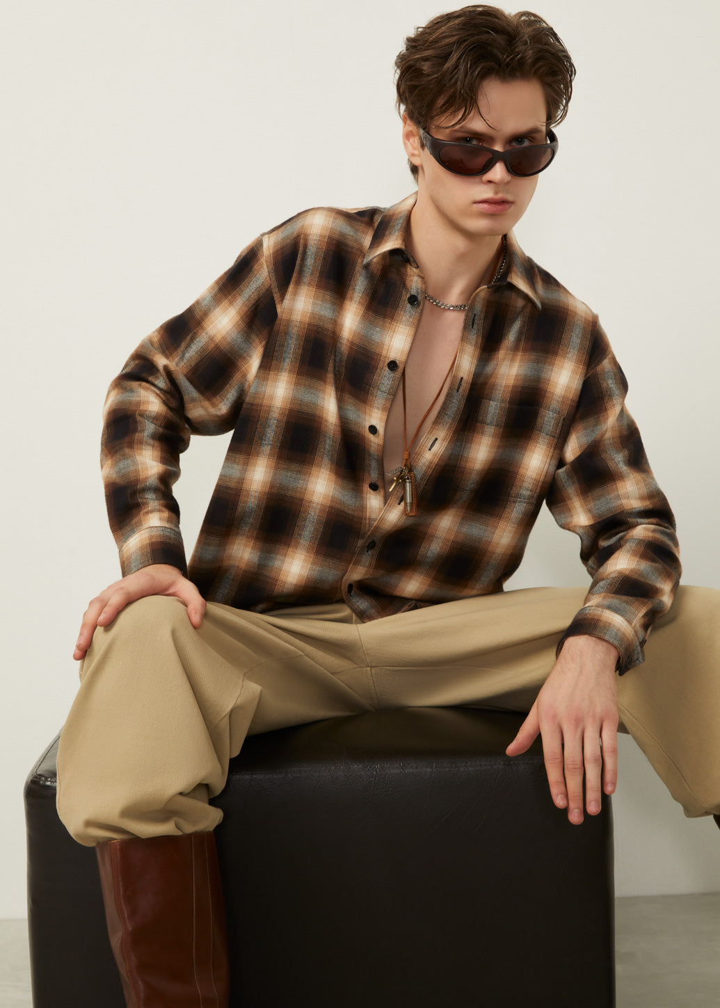 FLANNEL CHECKED SHIRT