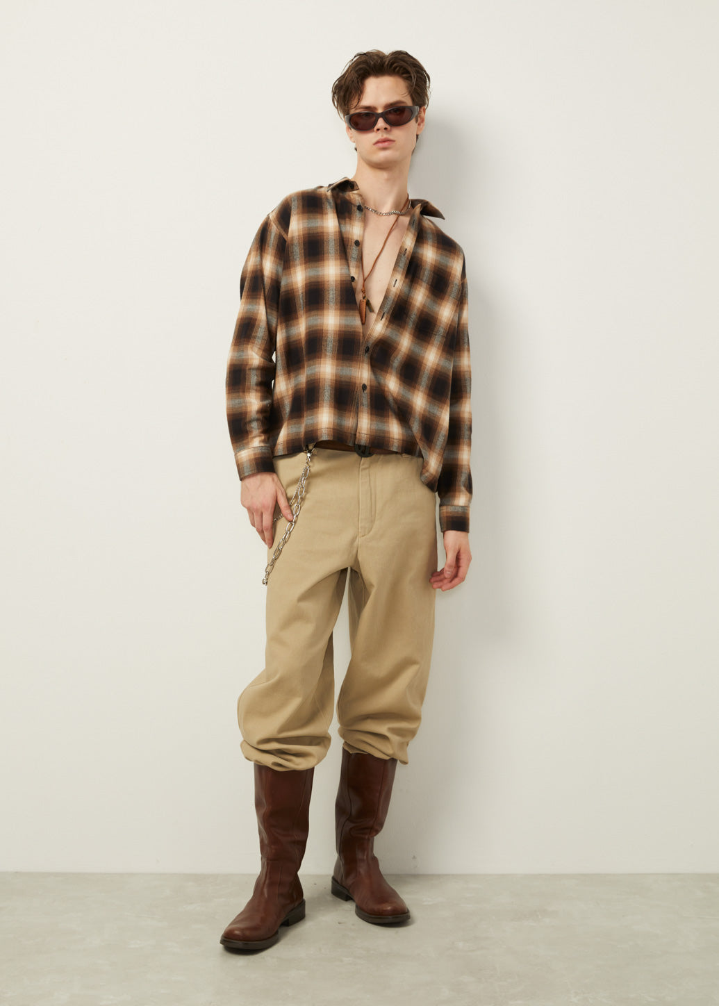 FLANNEL CHECKED SHIRT