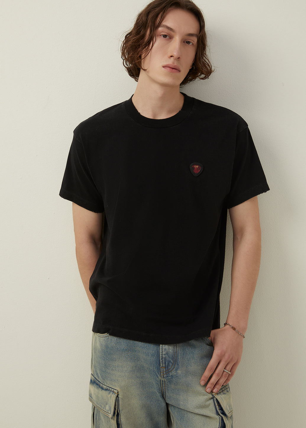 SYMBOLIC DISTRESSED TEE (GET FREE EXCLUSIVE GUITAR PICK) - CPS Chaps Official Store