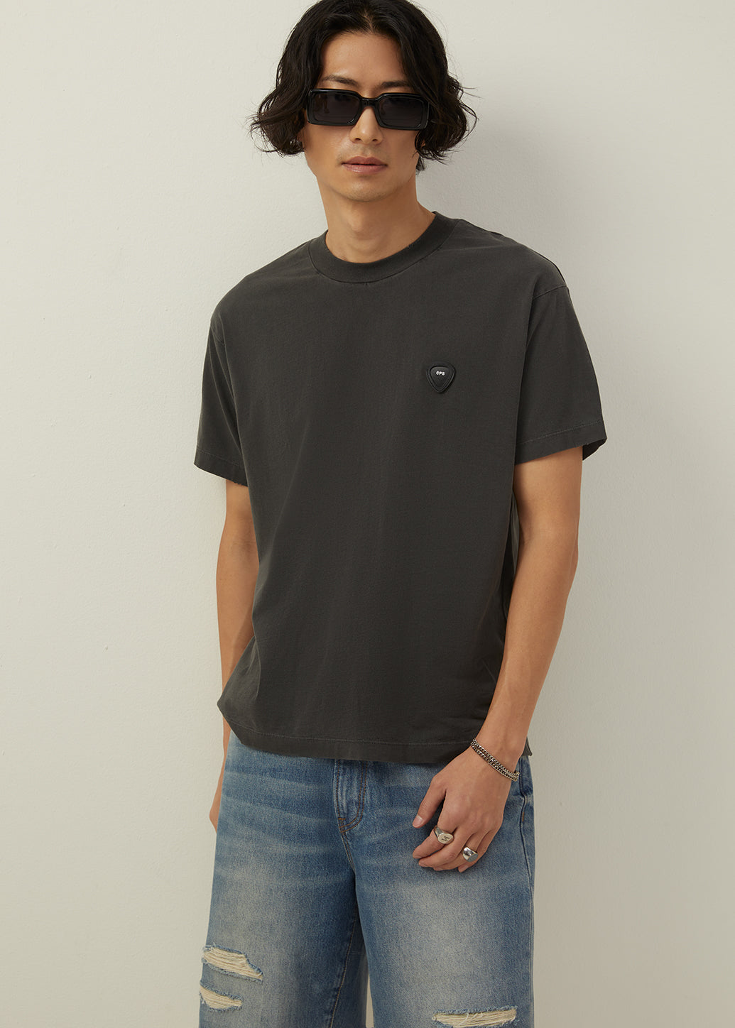 SYMBOLIC DISTRESSED TEE (GET FREE EXCLUSIVE GUITAR PICK) - CPS Chaps Official Store