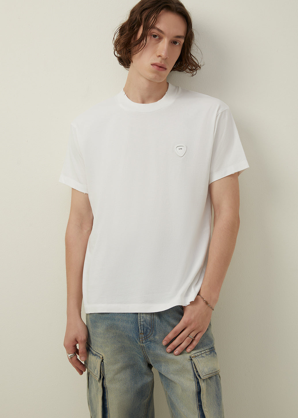 SYMBOLIC DISTRESSED TEE (GET FREE EXCLUSIVE GUITAR PICK) - CPS Chaps Official Store