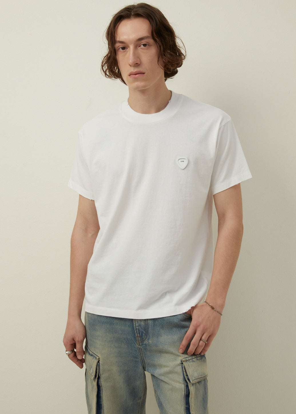 SYMBOLIC DISTRESSED TEE (GET FREE EXCLUSIVE GUITAR PICK) - CPS Chaps Official Store