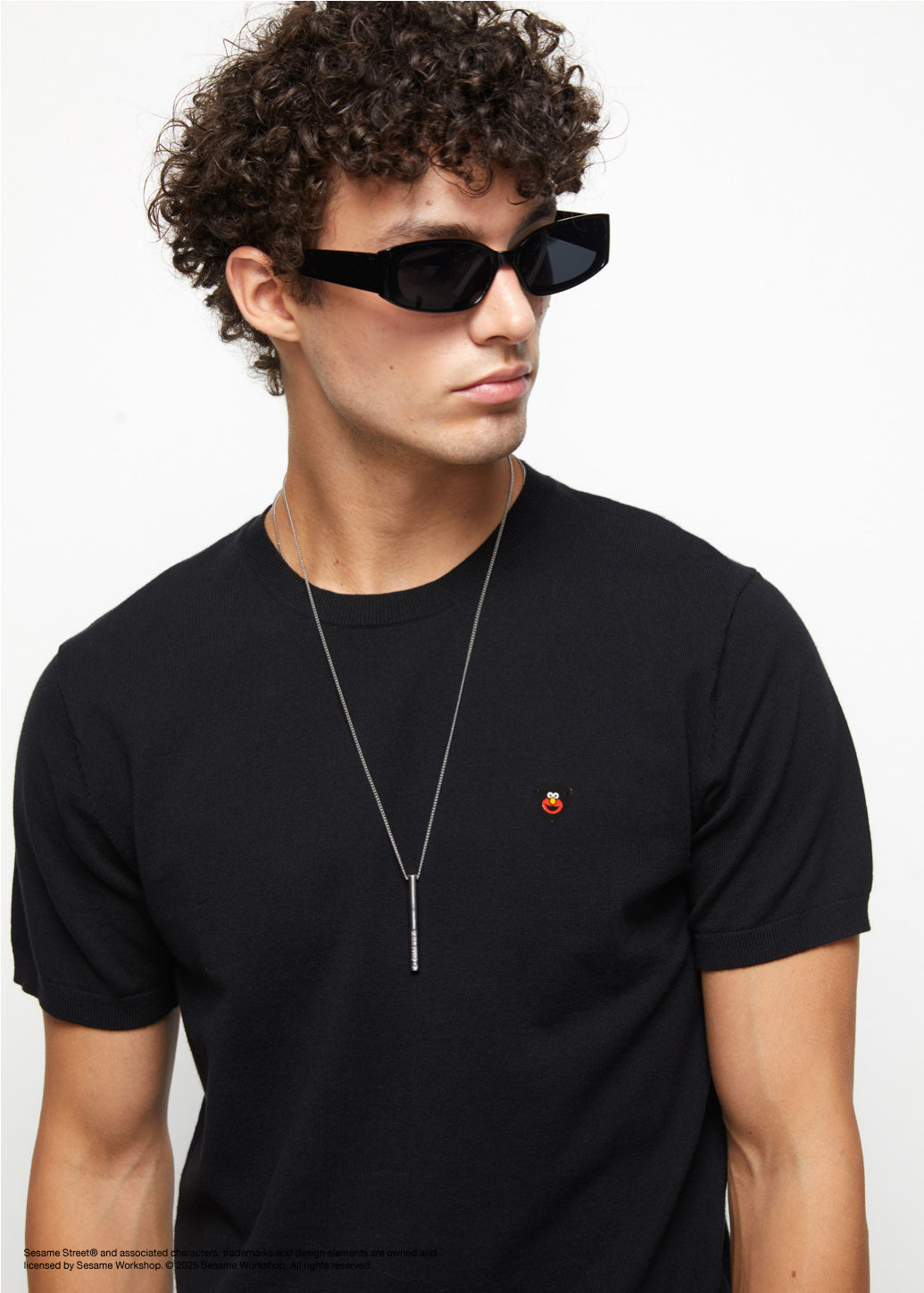 ELMO SIGNATURE LOGO KNITTED TEE - CPS Chaps Official Store