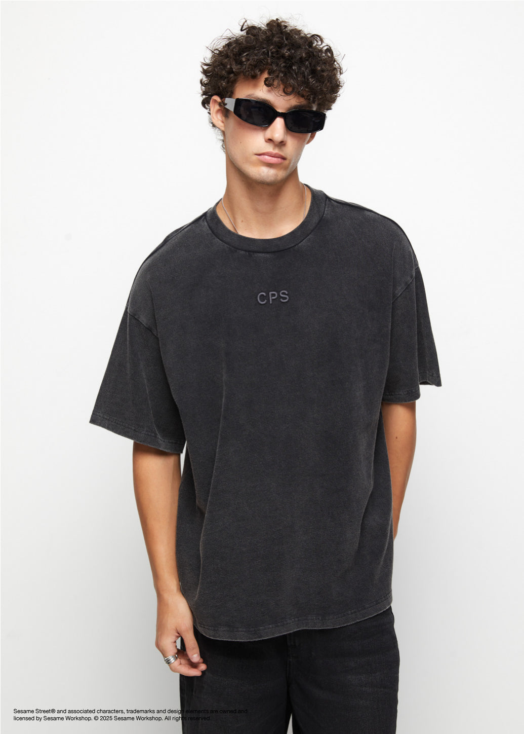 SESAME STREET WASHED TEE - CPS Chaps Official Store