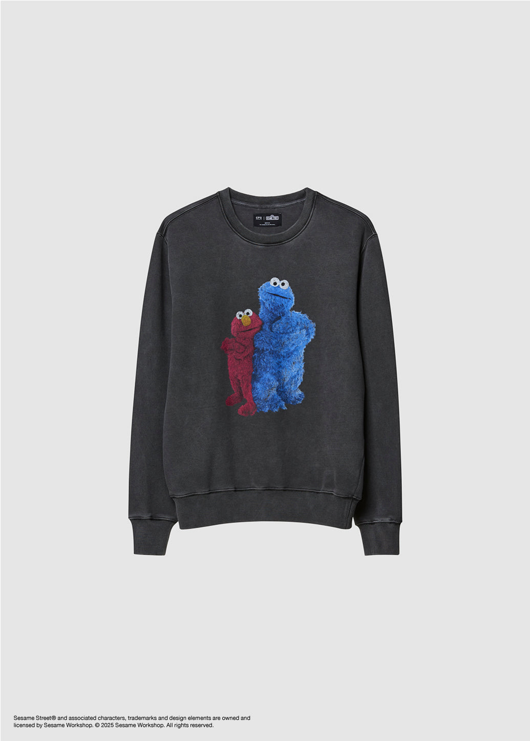 ELMO & COOKIE MONSTER GRAPHIC SWEATSHIRT - CPS Chaps Official Store