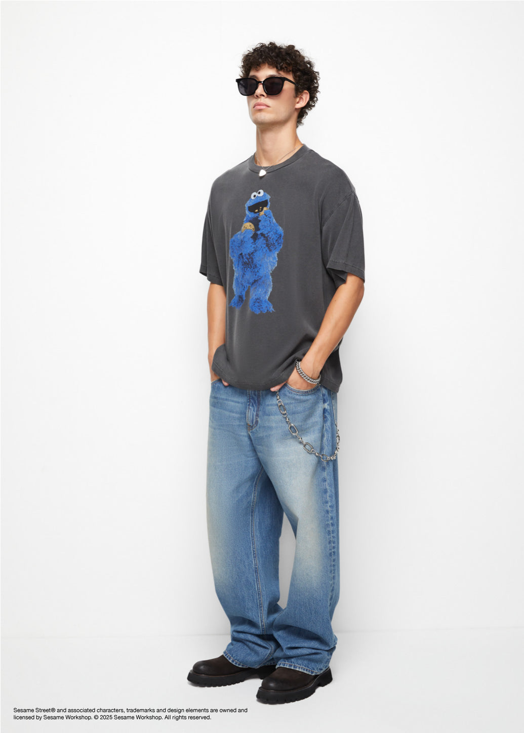 COOKIE MONSTER GRAPHIC TEE - CPS Chaps Official Store