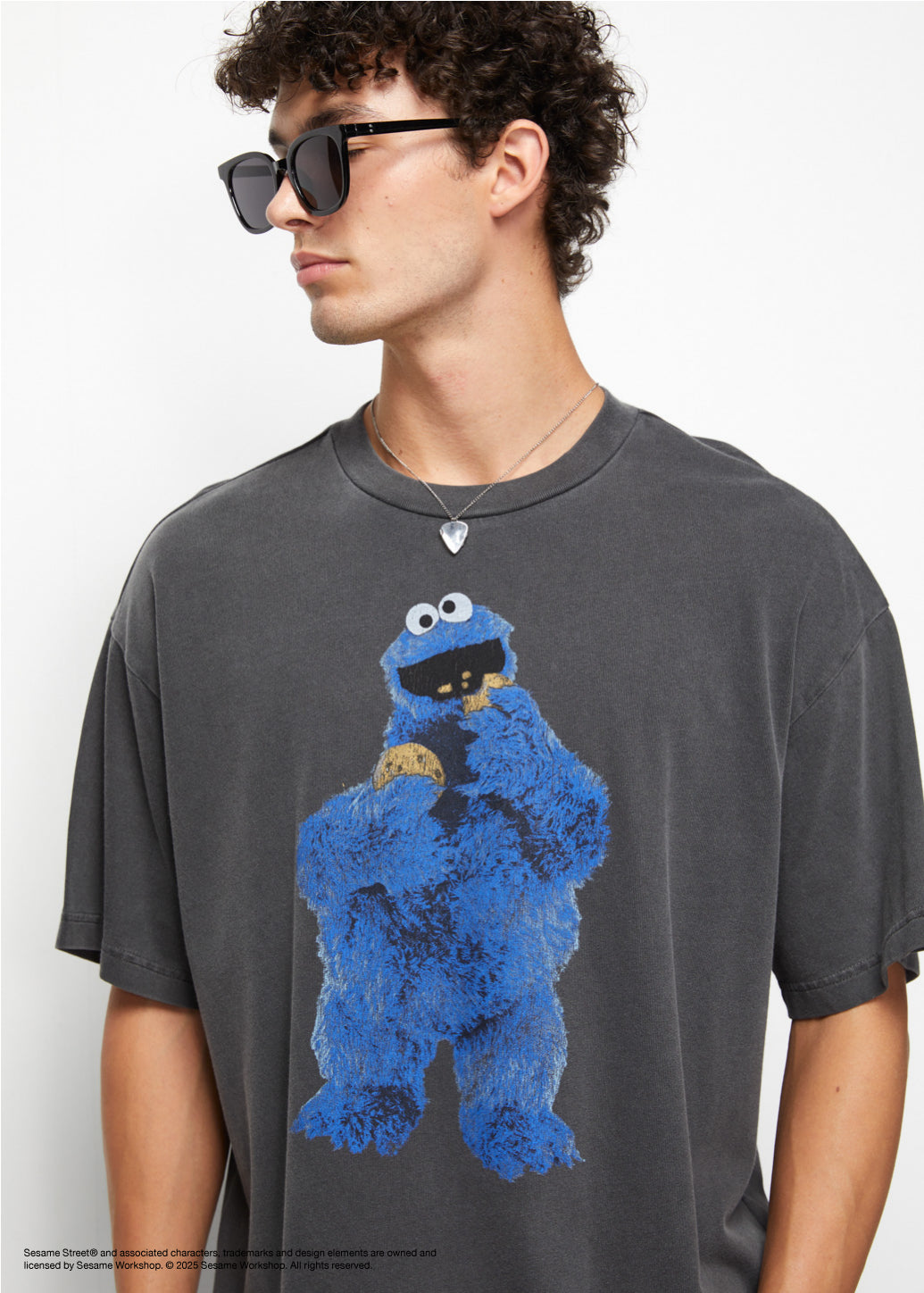 COOKIE MONSTER GRAPHIC TEE - CPS Chaps Official Store