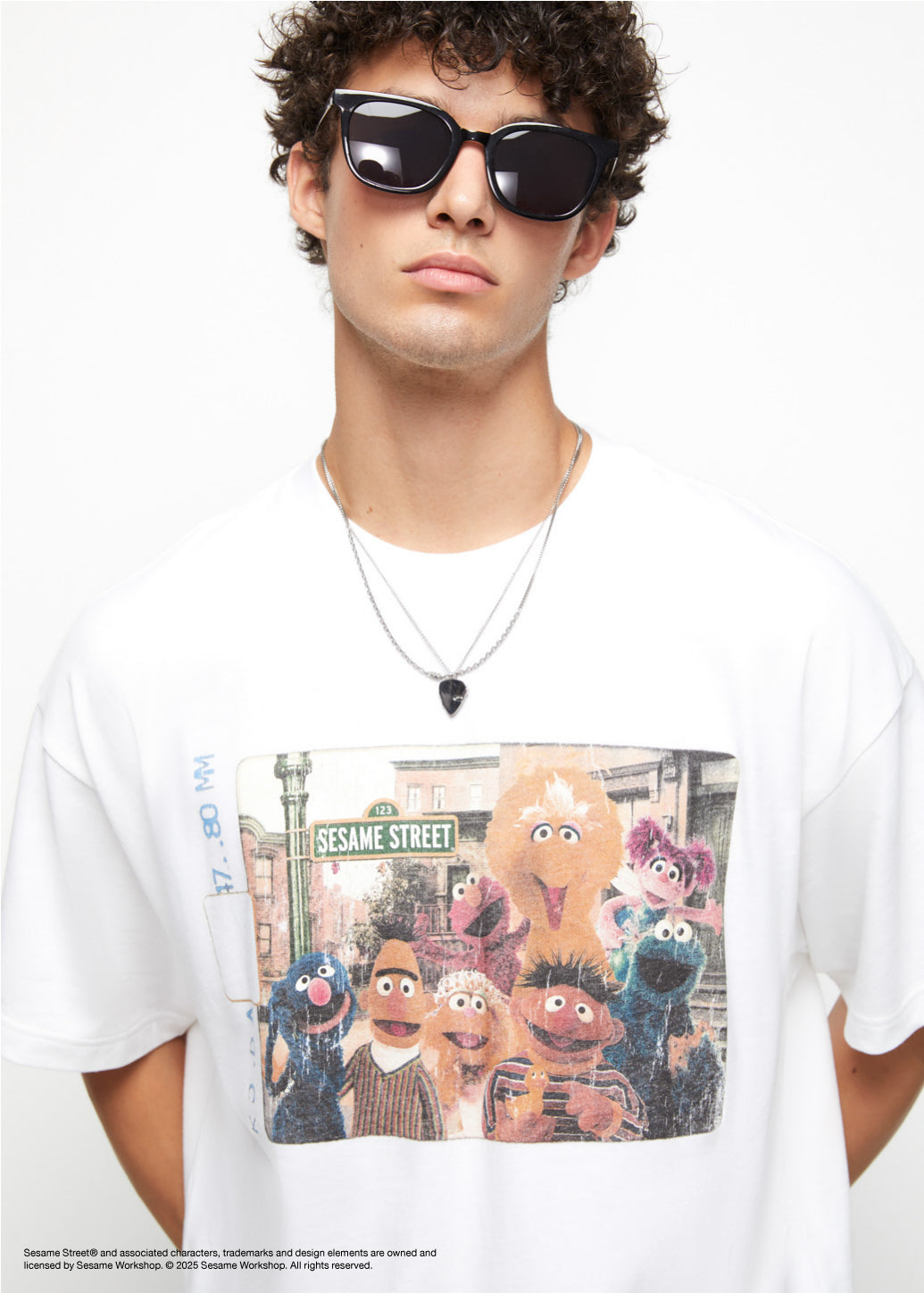 SESAME STREET CRACKED GRAPHIC TEE - CPS Chaps Official Store