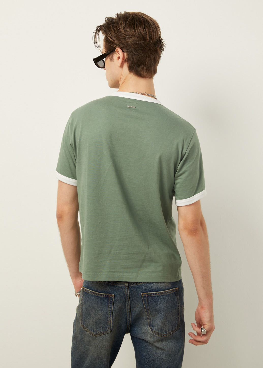 FADED RINGER TEE