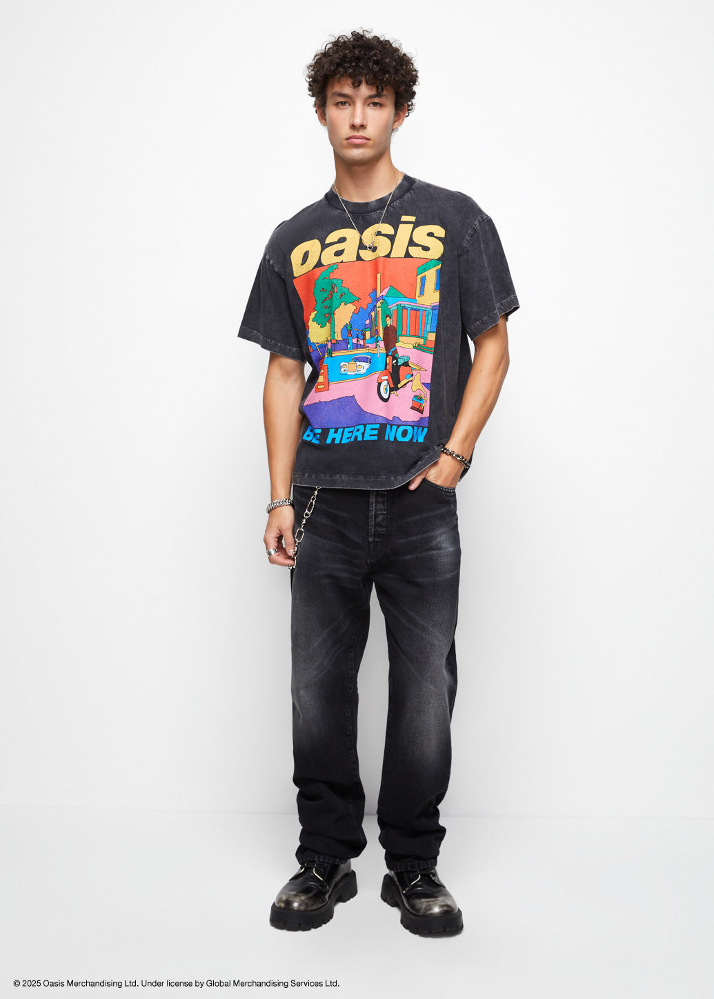 BE HERE NOW OASIS GRAPHIC TEE
