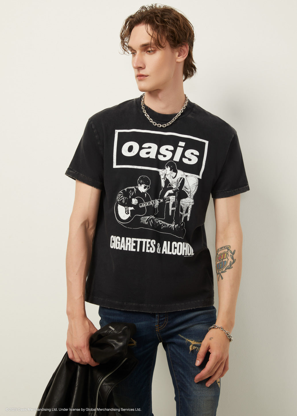 CIGARETTES & ALCOHOL OASIS GRAPHIC TEE