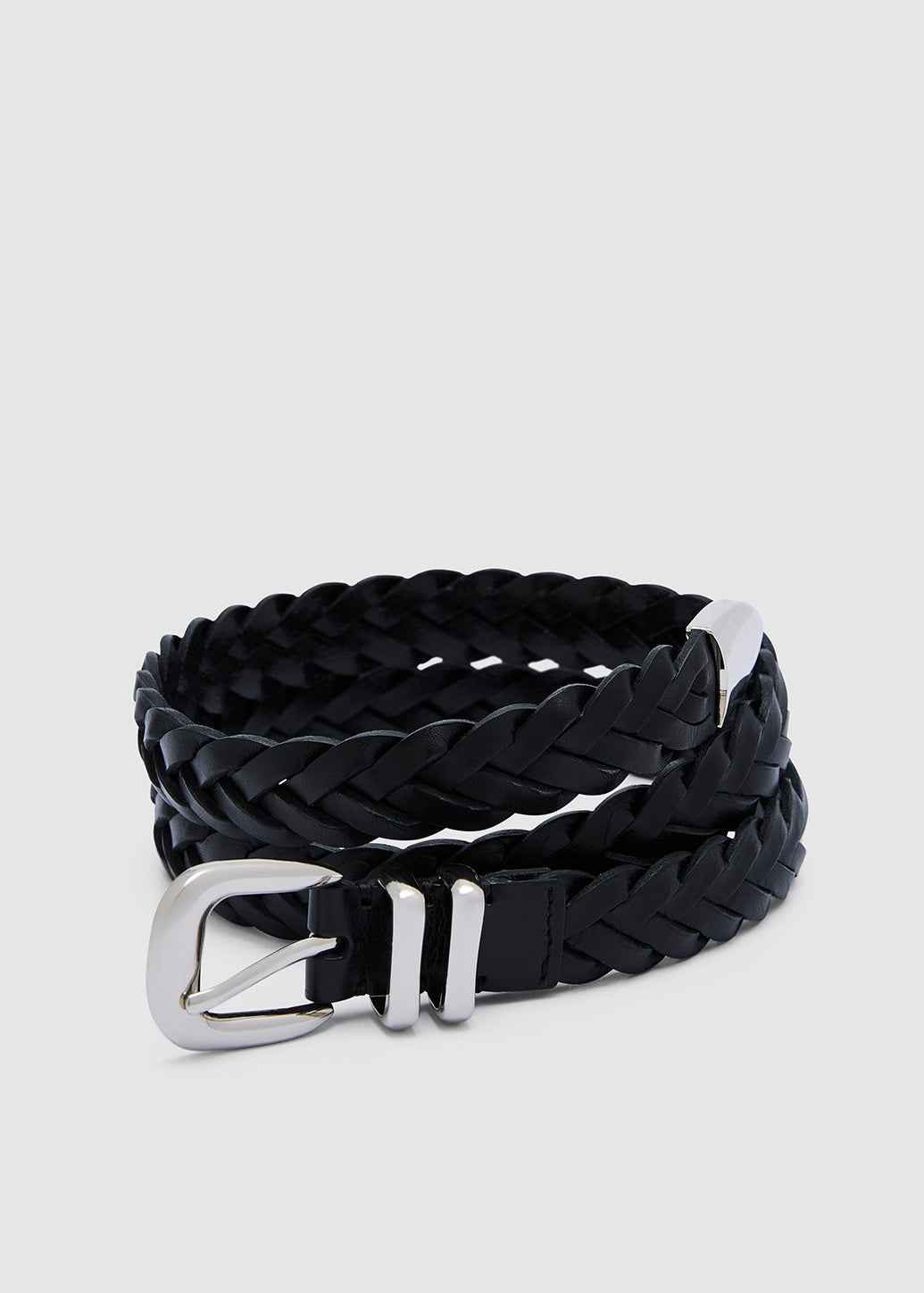 WOVEN LEATHER BELT