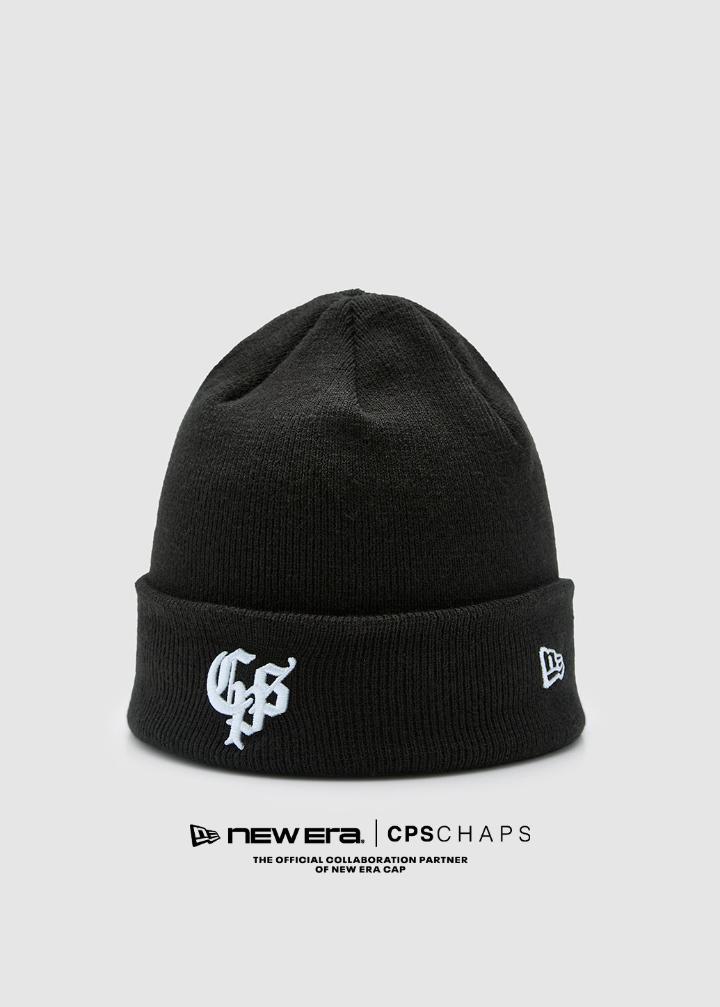 NEW ERA x CPS BLACK BEANIE