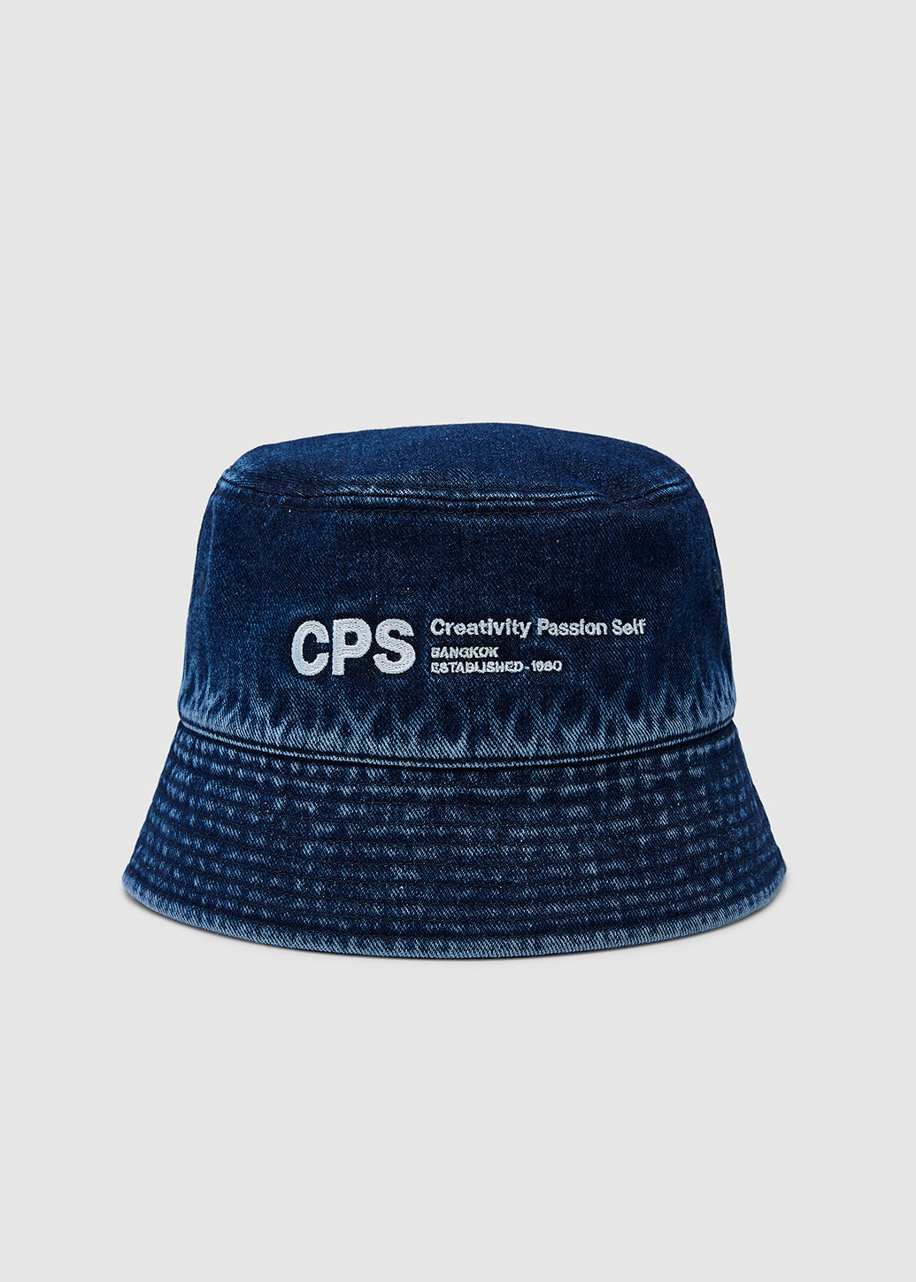 MOTTO GRAPHIC WASHED BUCKET HAT