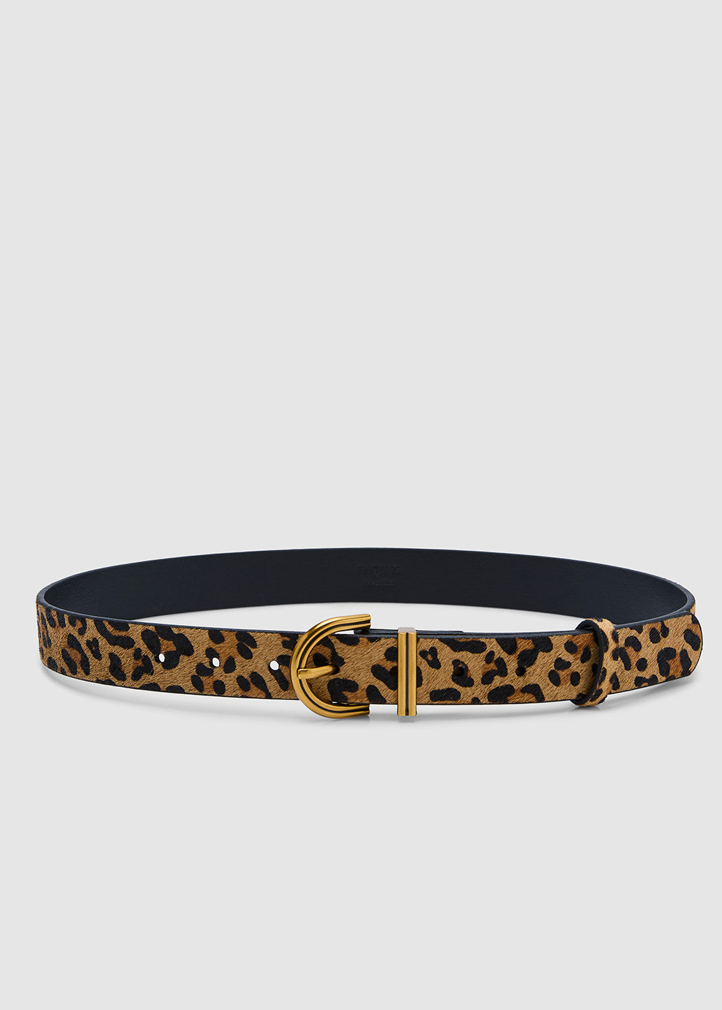 LEOPARD LEATHER BELT