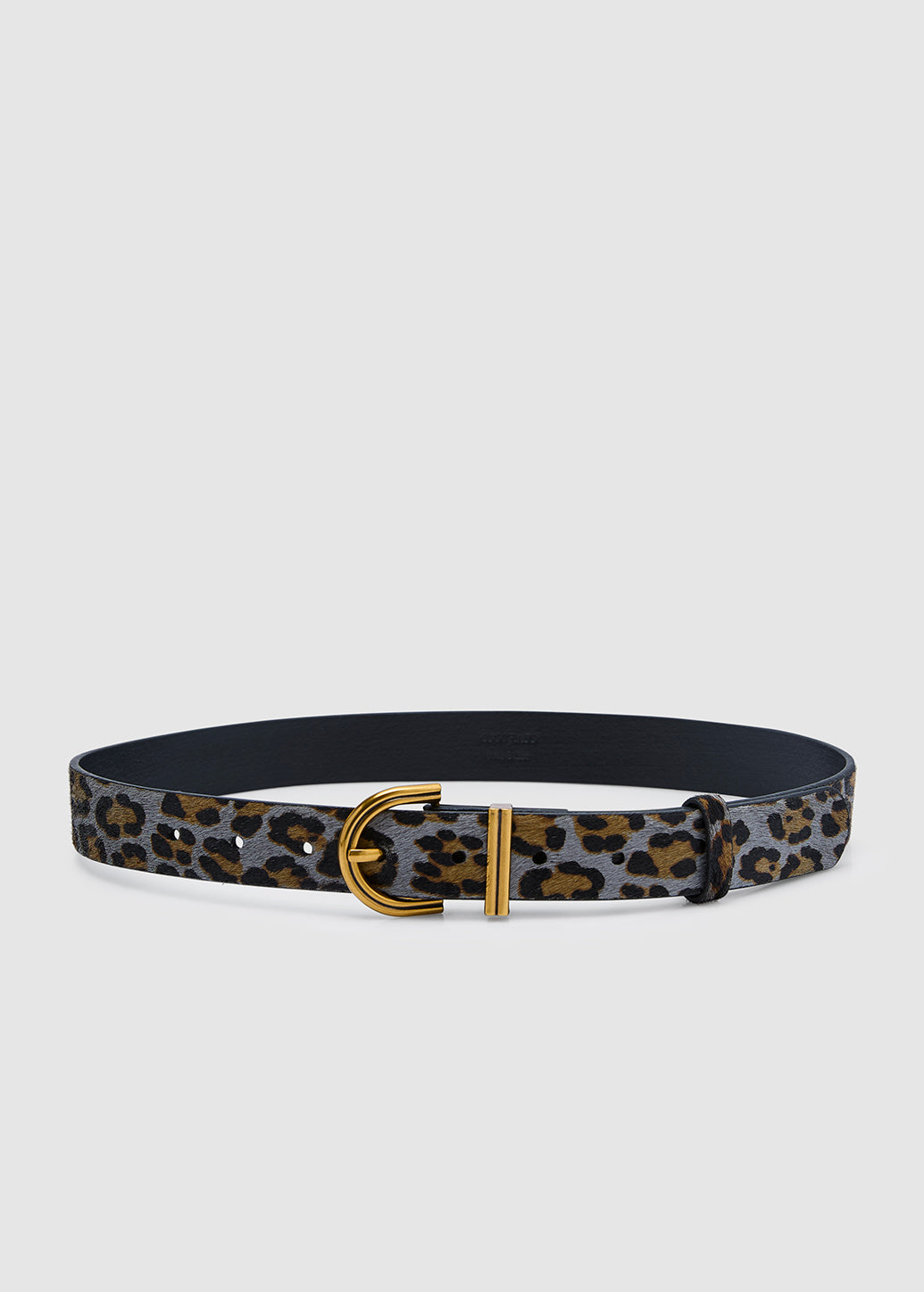 LEOPARD LEATHER BELT