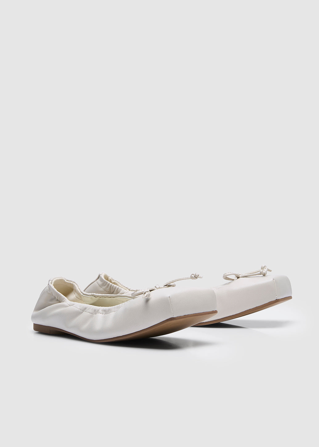 LEATHER BALLET FLATS
