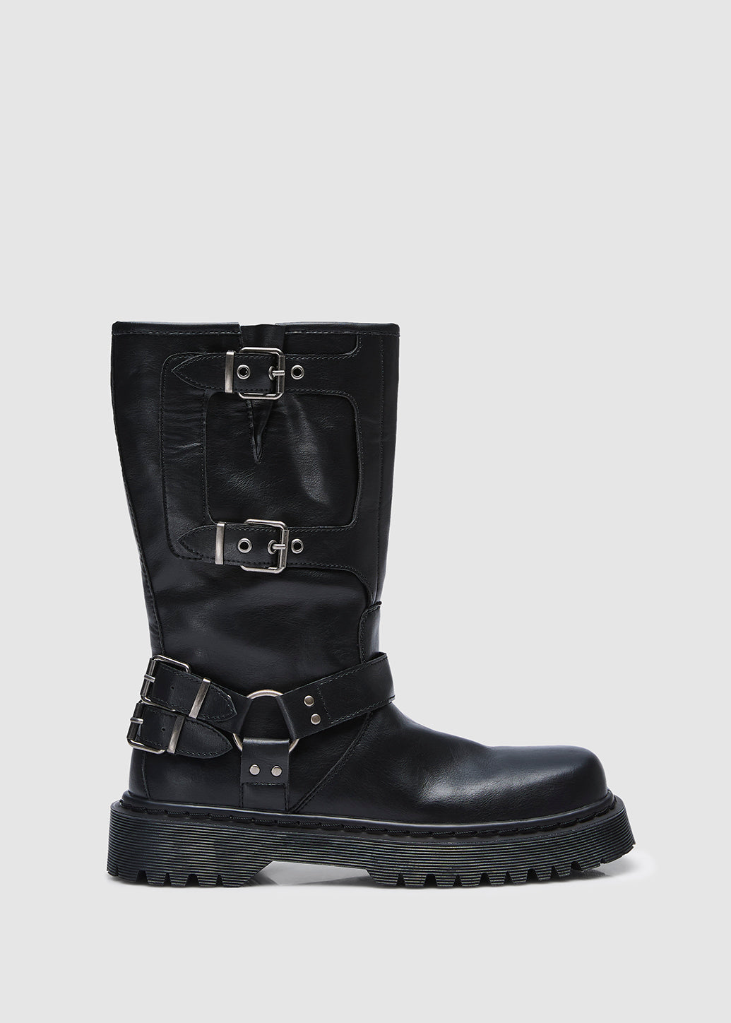 LEATHER BUCKLE BOOTS - CPS Chaps Official Store
