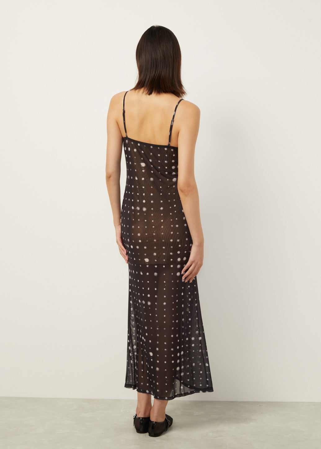 POLKA DOT PRINTED DRESS