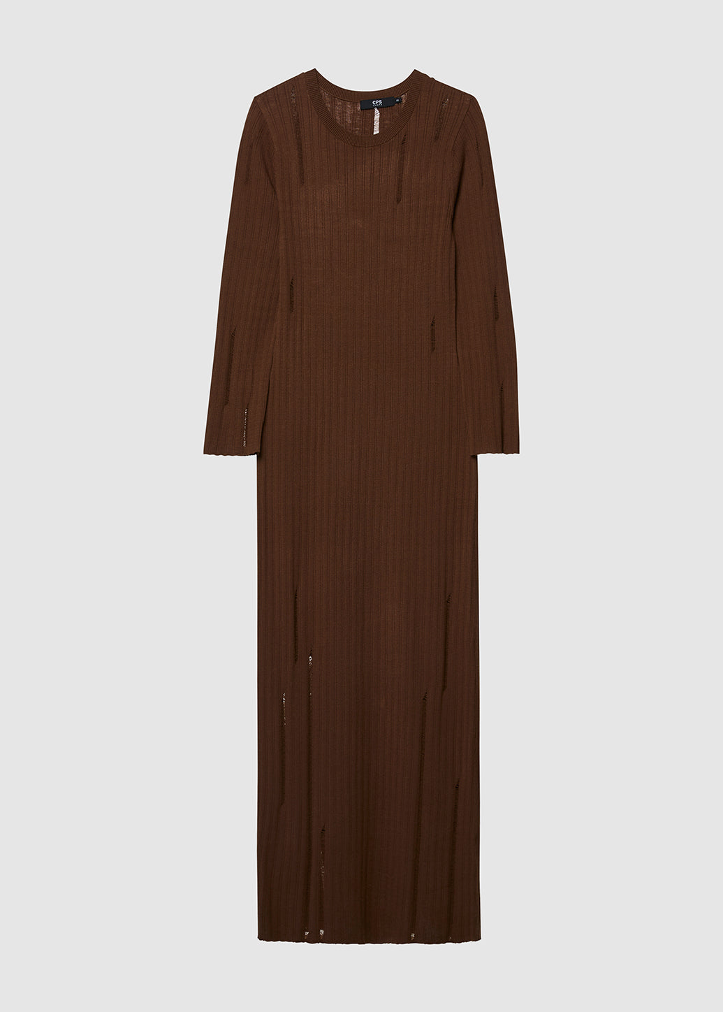 DISTRESSED KNITTED DRESS - CPS Chaps Official Store