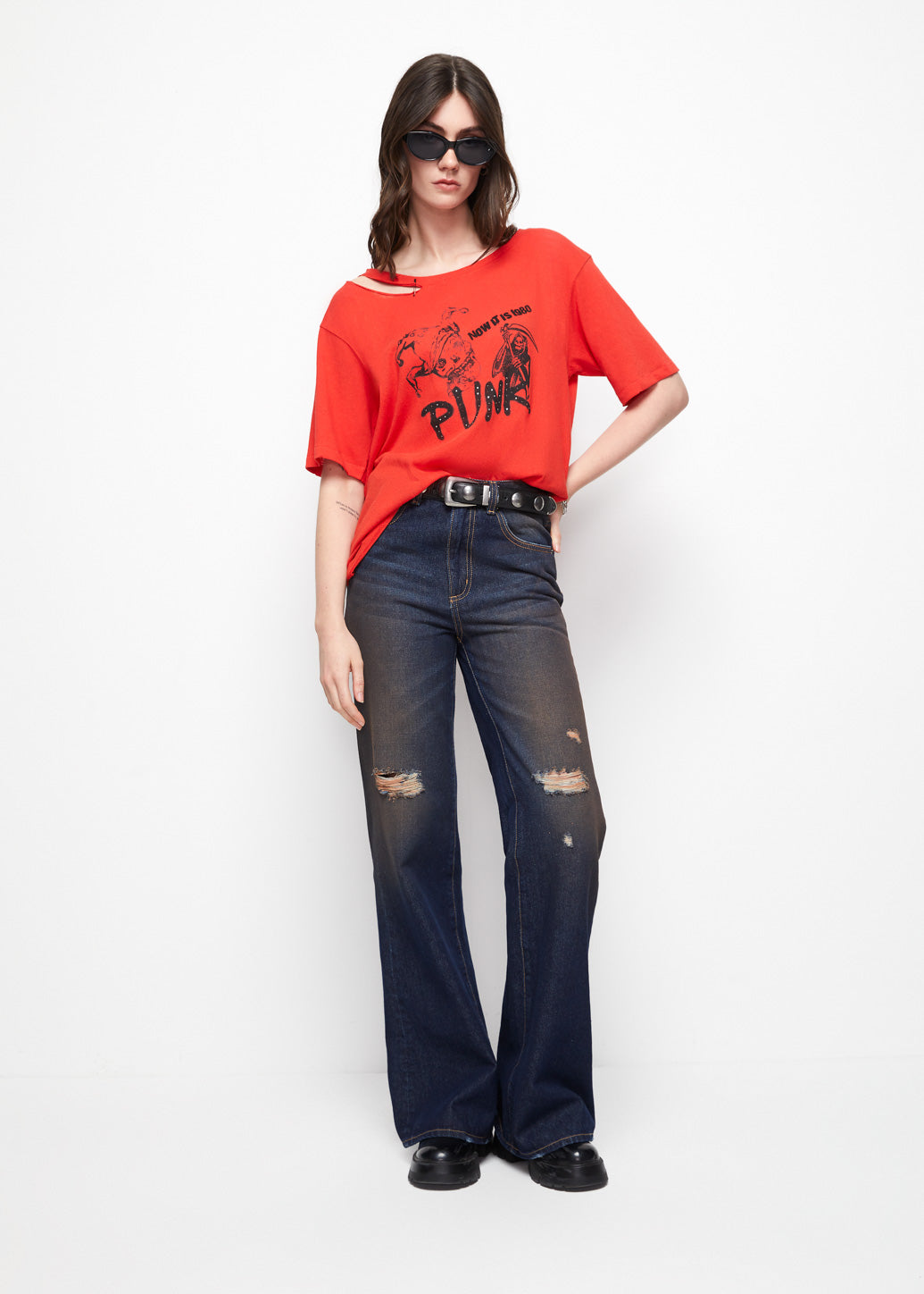 RUSTIC FLARE JEANS - CPS Chaps Official Store
