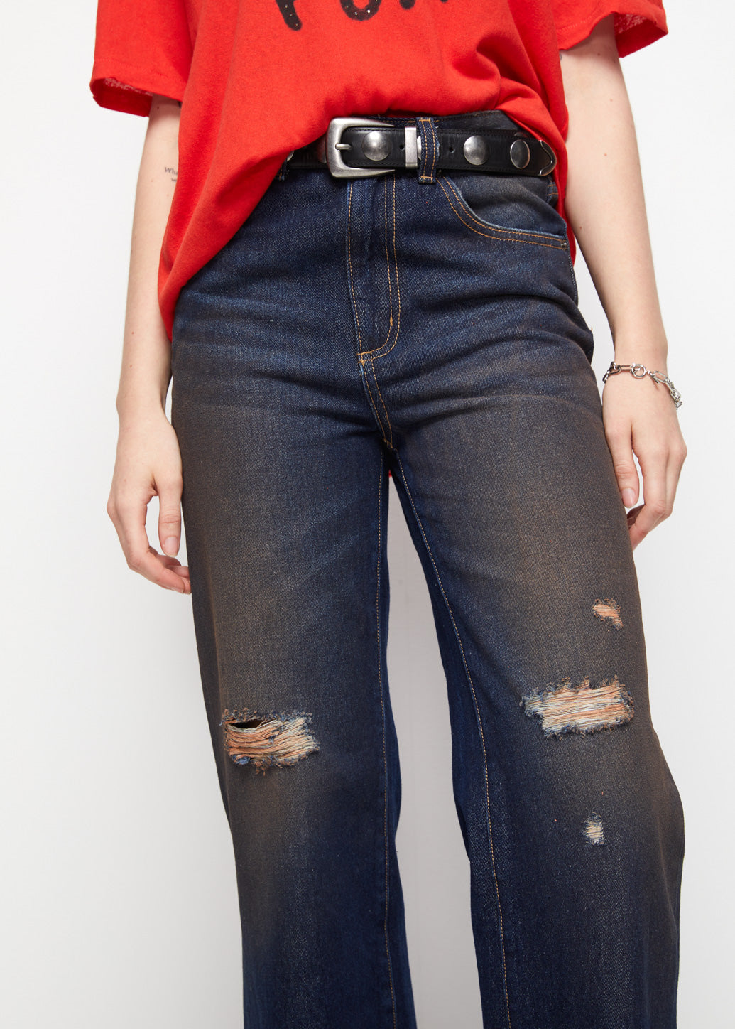 RUSTIC FLARE JEANS - CPS Chaps Official Store