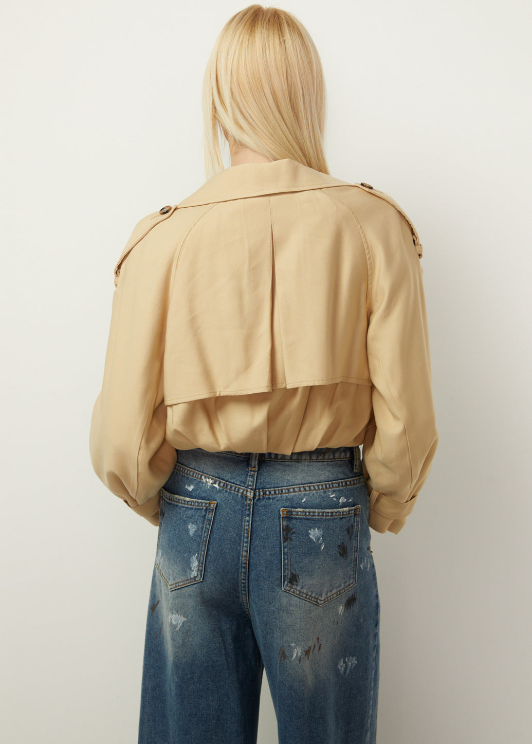 BUBBLE HEM JACKET - CPS Chaps Official Store