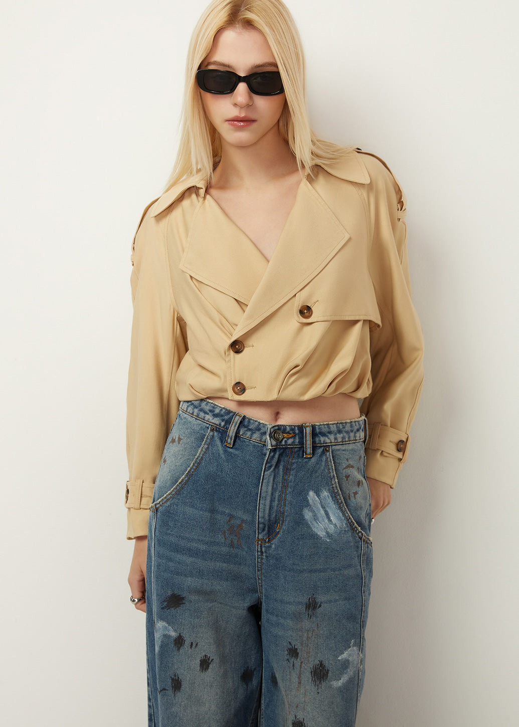 BUBBLE HEM JACKET - CPS Chaps Official Store