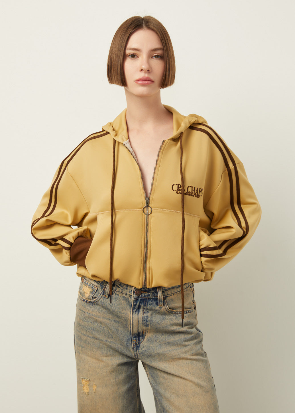 BUBBLE HEM HOODIE